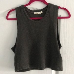 Urban outfitters cropped muscle tank